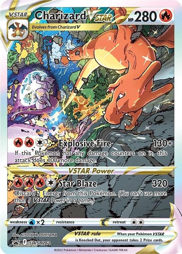 Charizard VStar #SWSH262 Promo Canvas Print