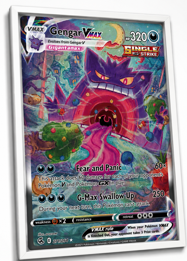 Gengar VMAX #271 Fusion Strike  Canvas Print