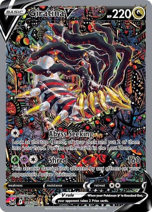 Giratina V #186 Lost Origin Canvas Print