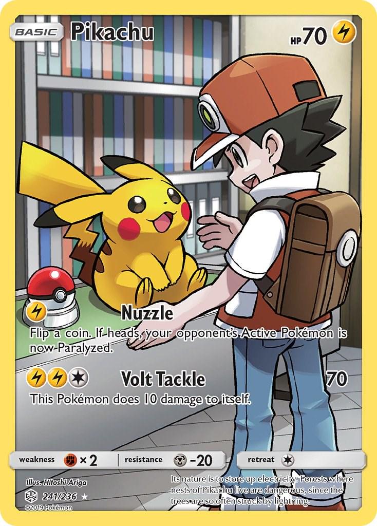 Pikachu #241 Cosmic Eclipse Canvas Print