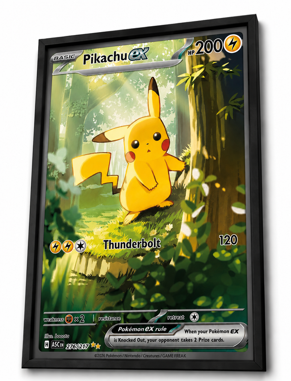 Pikachu ex 276/217  Canvas Print
