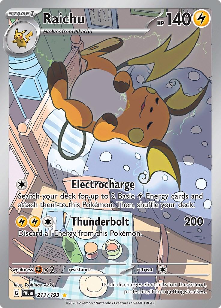 Raichu #211 Paldea Evolved Canvas Print