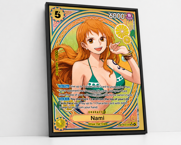Nami [SP] EB03-053 One Piece Extra Booster Heroines Edition Canvas Print